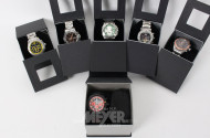 6 Herrenarmbanduhren