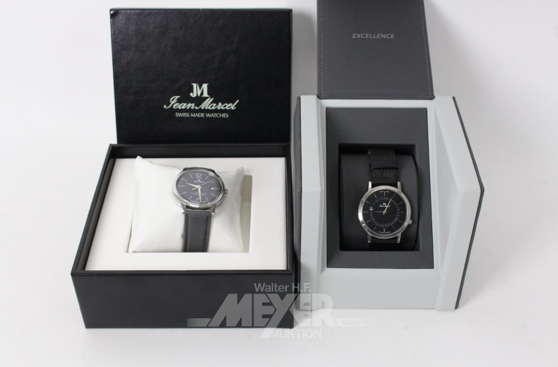 2 Herrenarmbanduhren