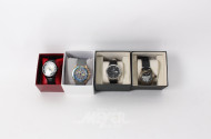 4 Herrenarmbanduhren