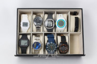 9 Digitalarmbanduhren