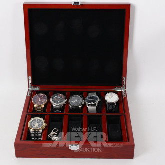 6 Herrenarmbanduhren