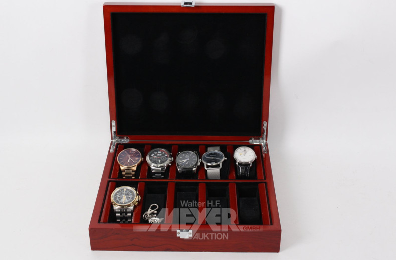 6 Herrenarmbanduhren