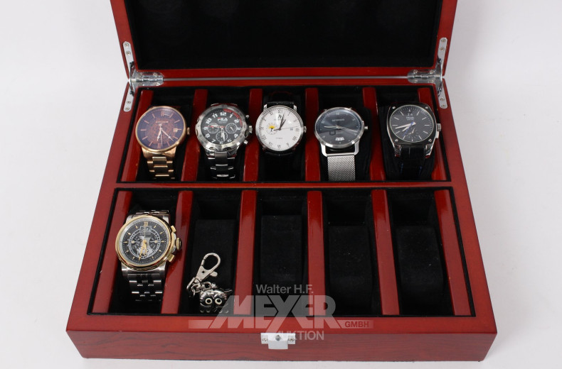 6 Herrenarmbanduhren