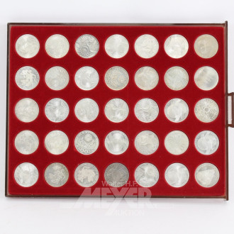 35 BRD 10 DM Gedenkprägungen bis 1997
