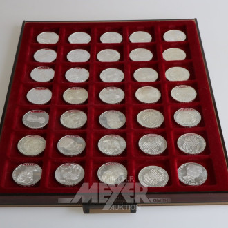 35 BRD 5 DM Gedenkprägungen bis 1979