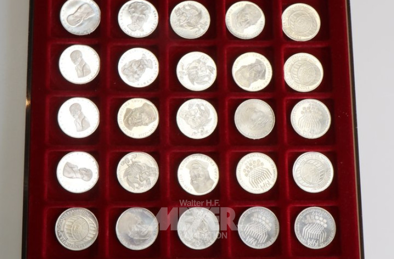 35 BRD 5 DM Gedenkprägungen bis 1979