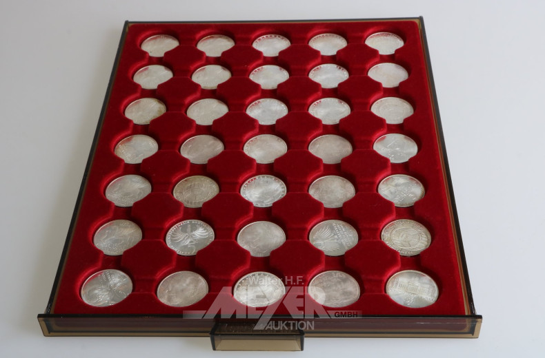 35 BRD 5 DM Gedenkprägungen bis 1979