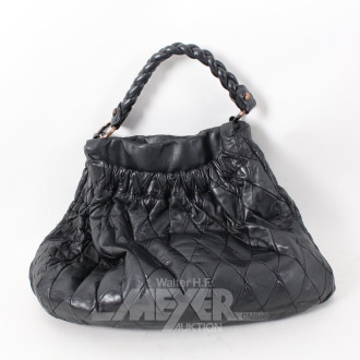 Beuteltasche, schwarz
