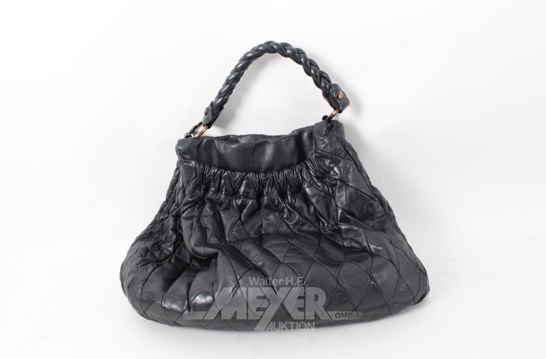 Beuteltasche, schwarz