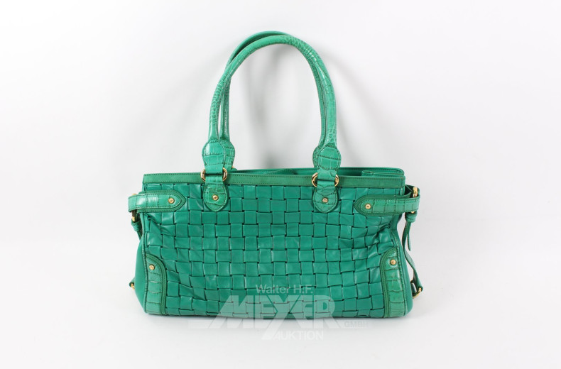 handgeflochtene Damen-Schultertasche