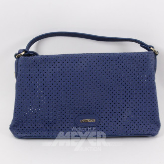 kl. Handtasche, blaues Leder