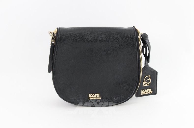 kl. Umhängetasche 'K/Grainy Satchel'