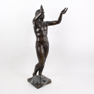 gr. Bronzefigur "Der betende Knabe"