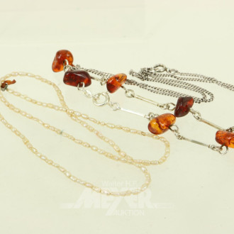 2 Teile Silberschmuck