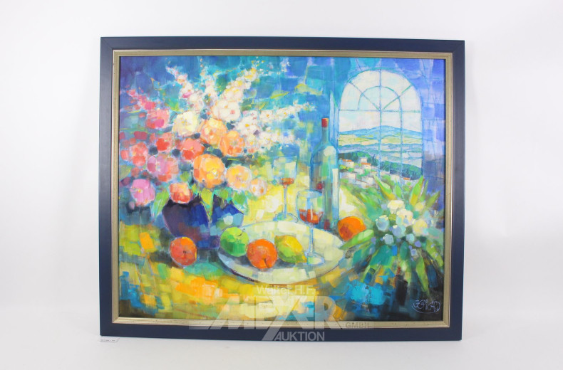 Gemälde 'Stillleben mit Fenster'