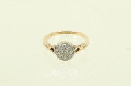 Damenring mit kl. Diamanten