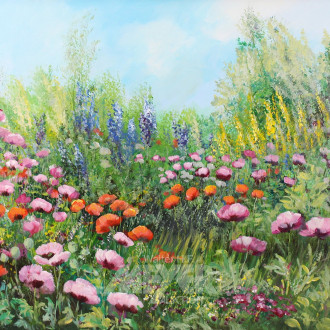 Gemälde "Wildblumenwiese"