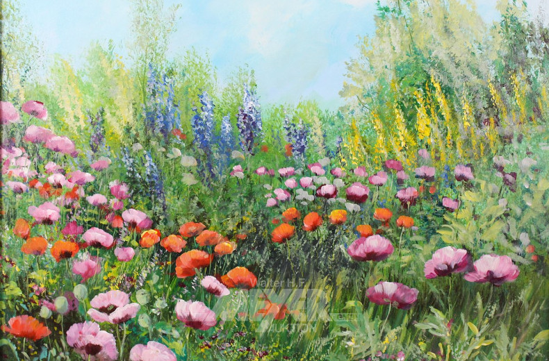 Gemälde "Wildblumenwiese"