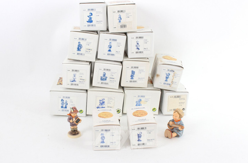 17 versch. Hummelfiguren