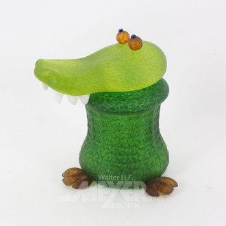 Glas-Dose 'Gator'