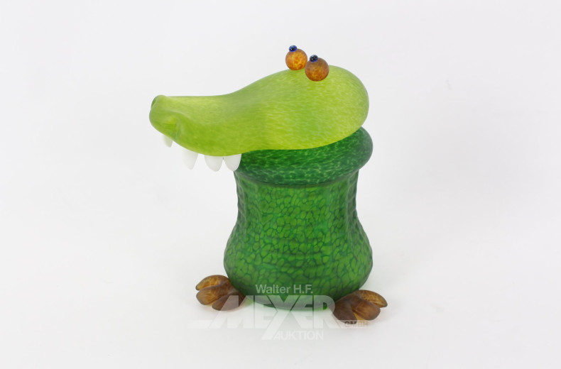 Glas-Dose 'Gator'