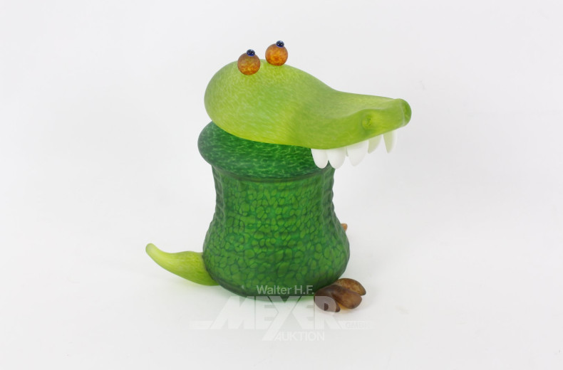 Glas-Dose 'Gator'