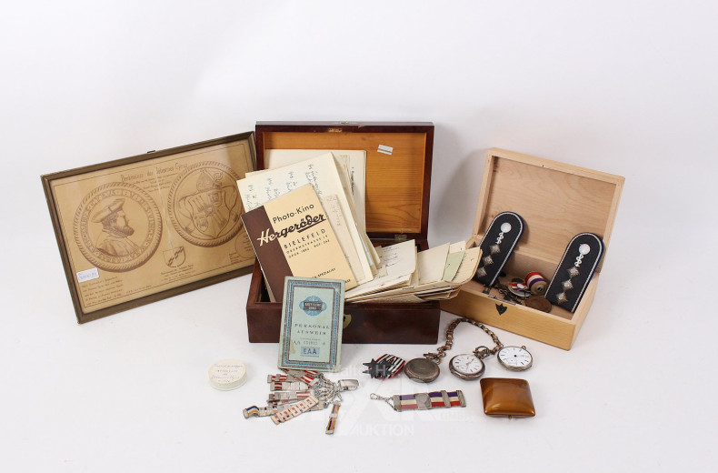 Konvolut Historika u. Memorabilia aus dem 20. Jh.