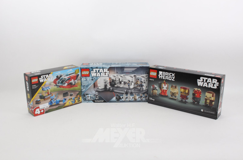 3 LEGO Bausets Star Wars