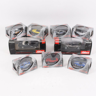 9 Posten versch. Modellautos, 1:43 + 1:87