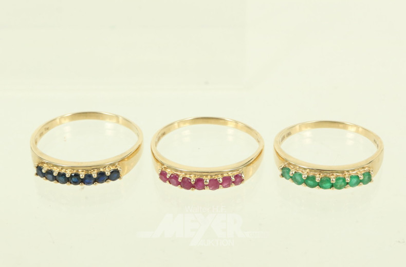 Ring-Set, 3-tlg.