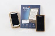 2 Smartphones u. 1 Lesegerät