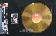 Auszeichnung 'Gold' Sales Award von CBS für das Album 'Empire Burlesque' von Bob Dylan