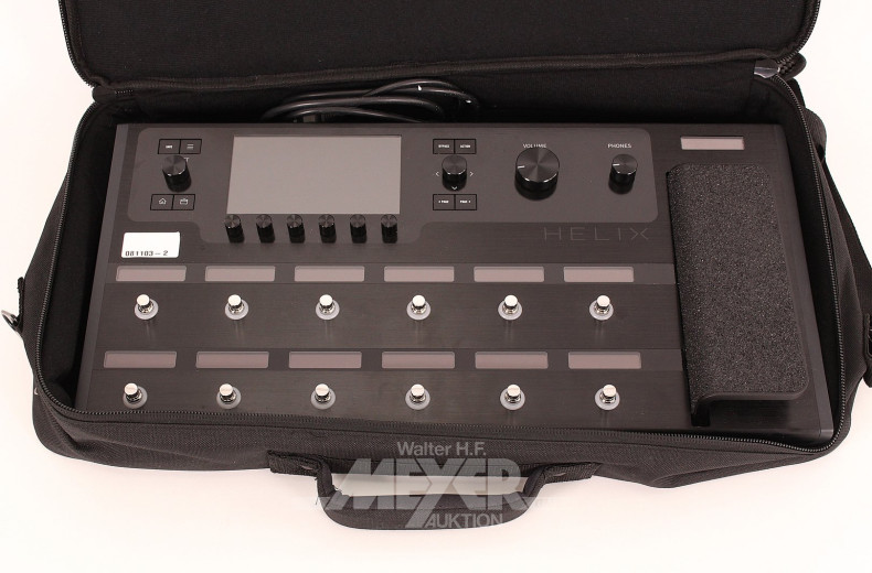 Multieffektgerät für Gitarren