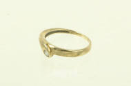 Damenring mit 1 kl. Brillant von ca. 0,01ct