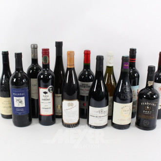 Posten Rot- u. Weißwein