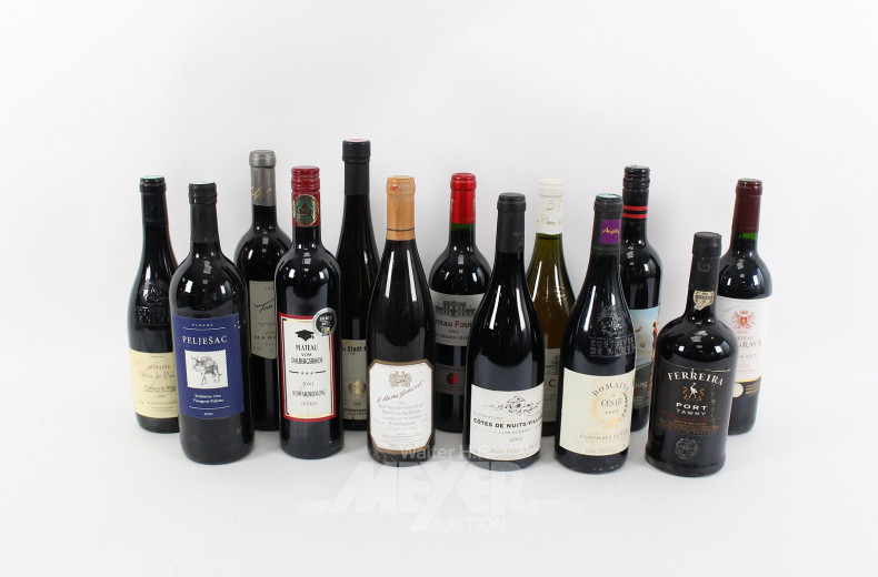 Posten Rot- u. Weißwein