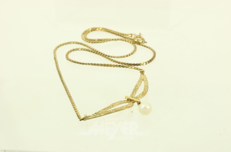 Collier mit 1 Perle