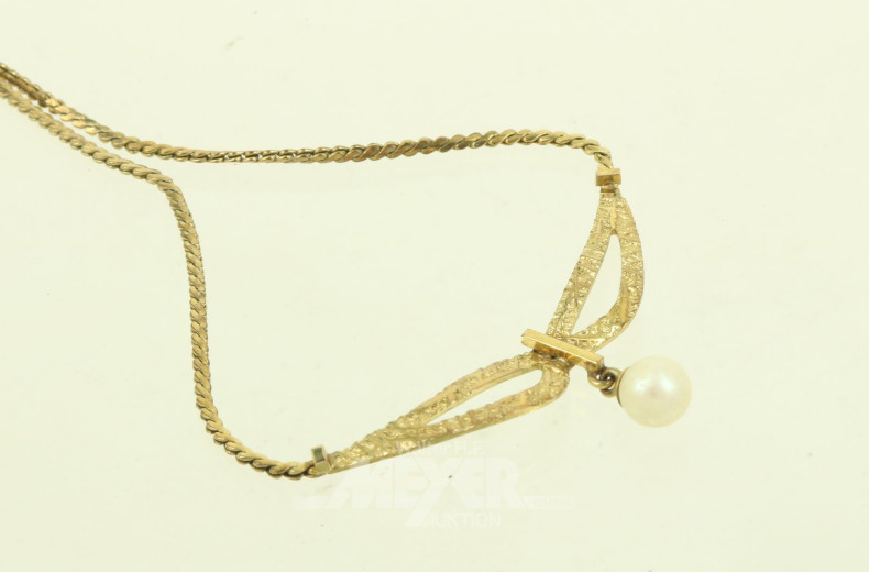 Collier mit 1 Perle