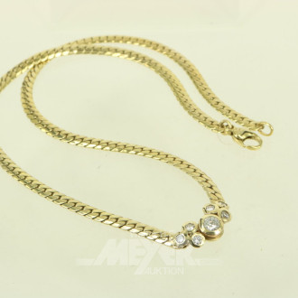 Collier im Verlauf mit Anhänger