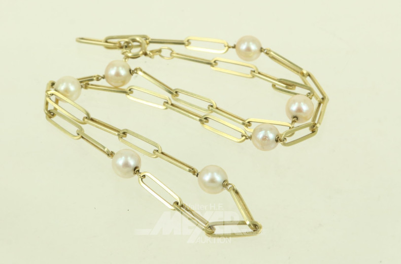Gliederkette mit 7 Perlen