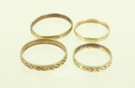 4 Trauringe