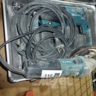 Bohrhammer und 1 Winkelschleifmaschine