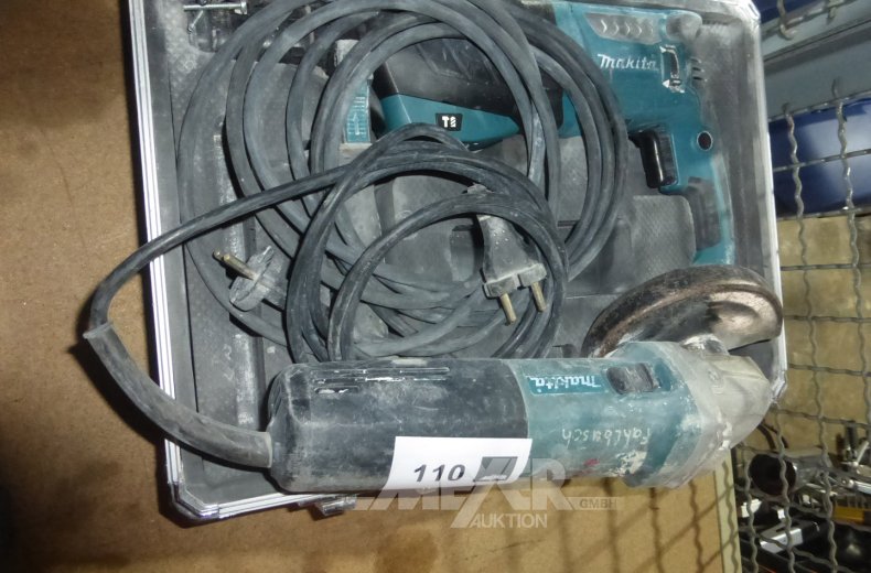 Bohrhammer und 1 Winkelschleifmaschine