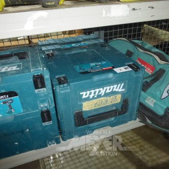4 Makita-Systainer und 1 Makita-Werkzeugtasche