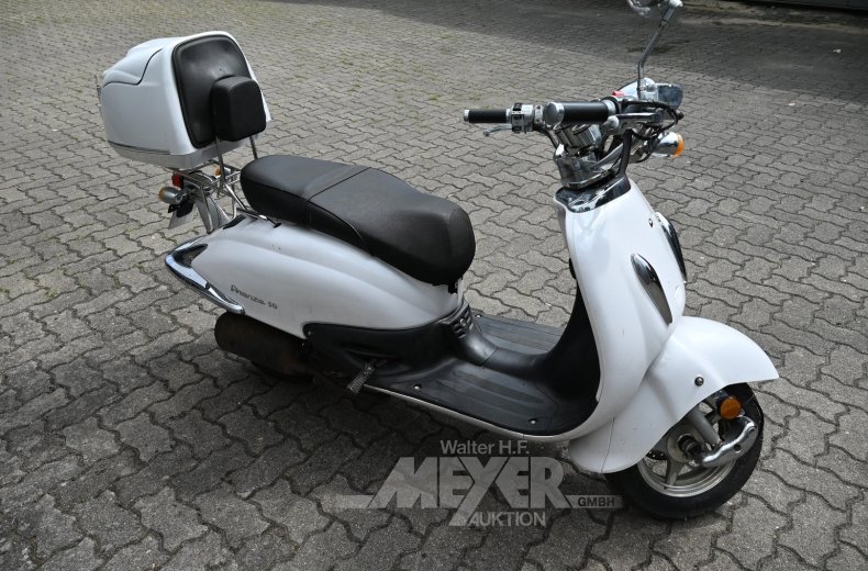 Motorroller Alpha Motors Firenze 50, weiß