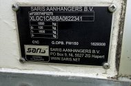 Kofferanhänger SARIS, weiß