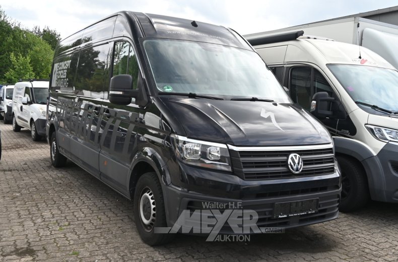 Volkswagen Crafter 35TDI VA, Kastenwagen, deep black perleffekt, teilfoliert