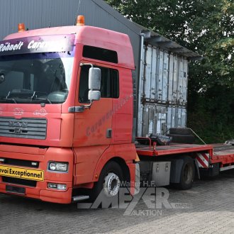 MAN TGA 18.390 4x2 Sattelzugmaschine, mit Tieflader Meusburger