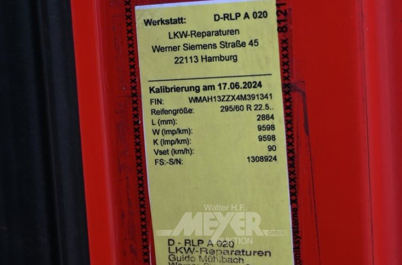 MAN TGA 18.390 4x2 Sattelzugmaschine, mit Tieflader Meusburger