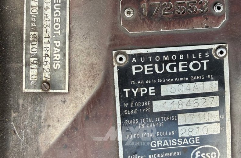 Peugeot 504/13 Automatik, rot